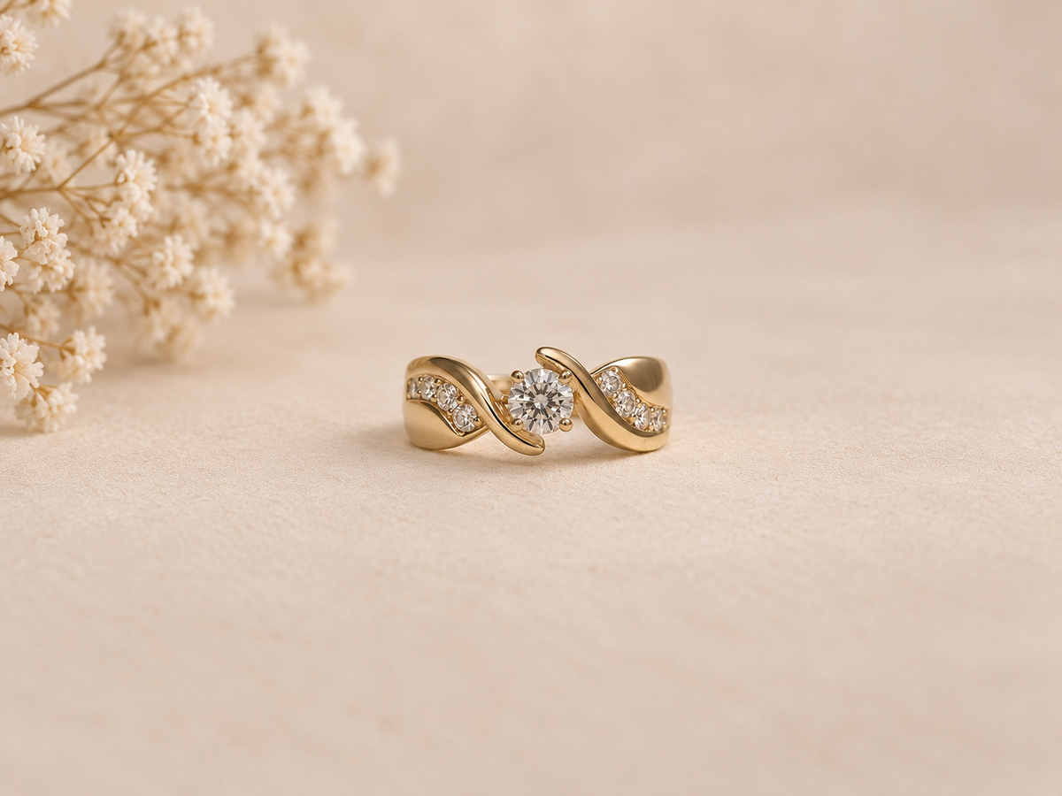 Fabulous Bypass Diamond Ring