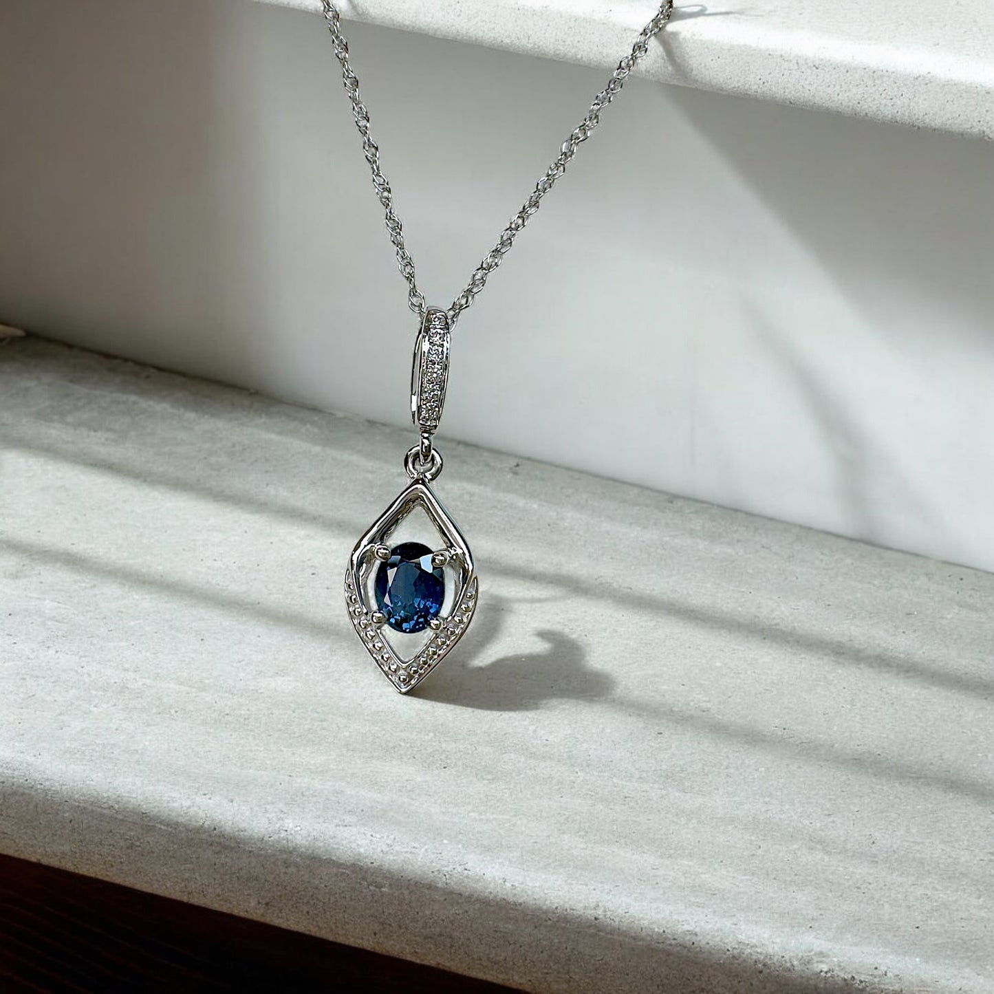 Blue Sapphire Pendant