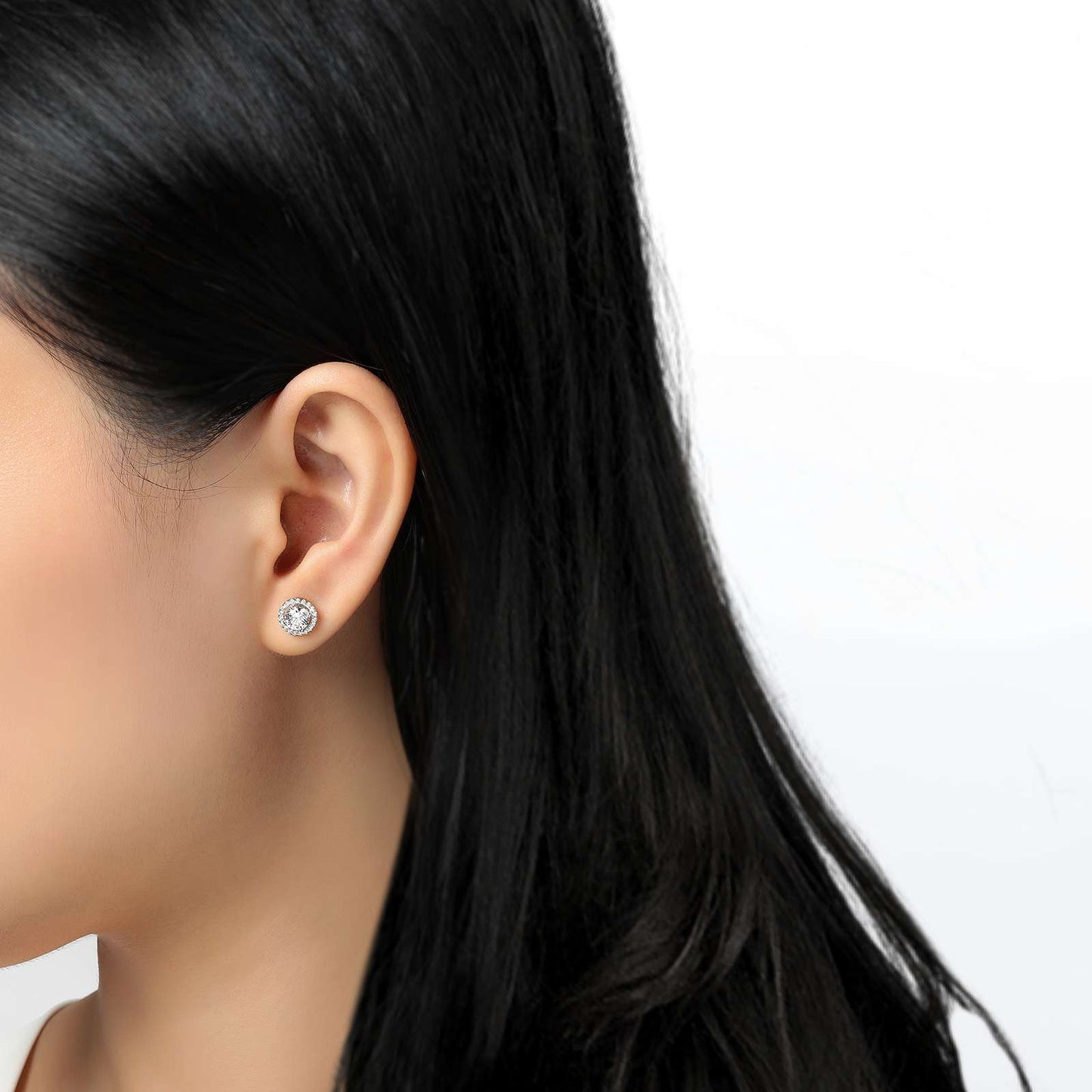 Lafonn 1.26 CTW Halo Stud Earrings