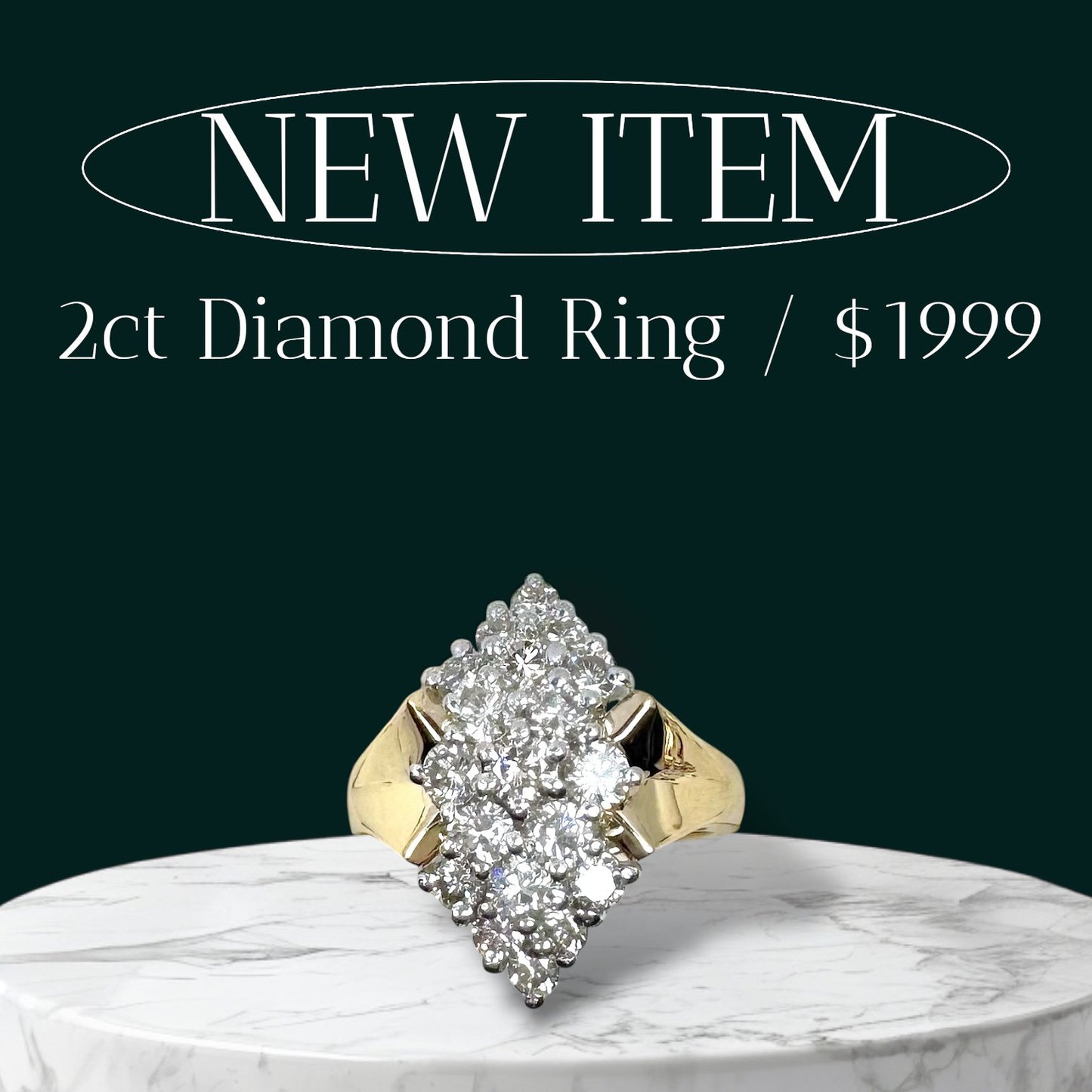 2ct Diamond Fashion Ring