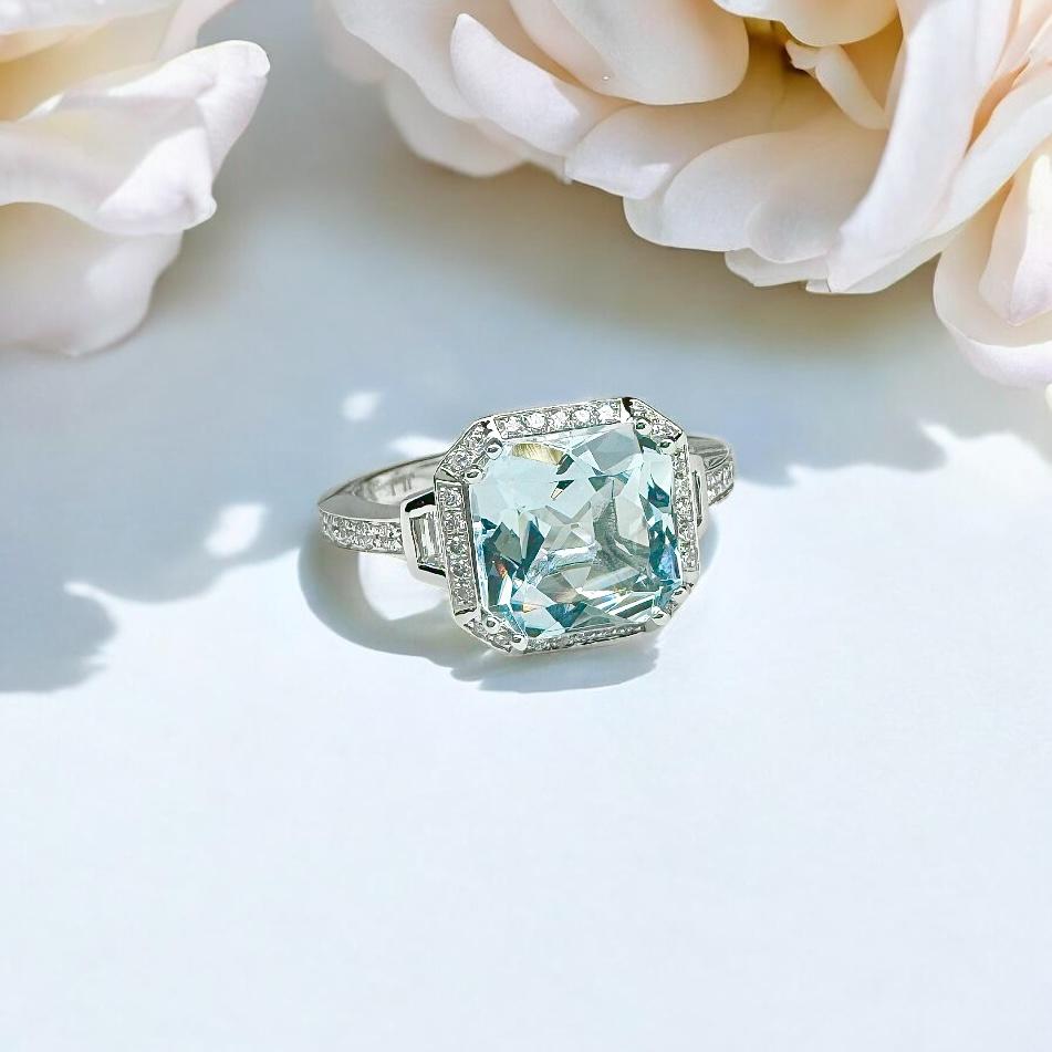 Aquamarine Ring