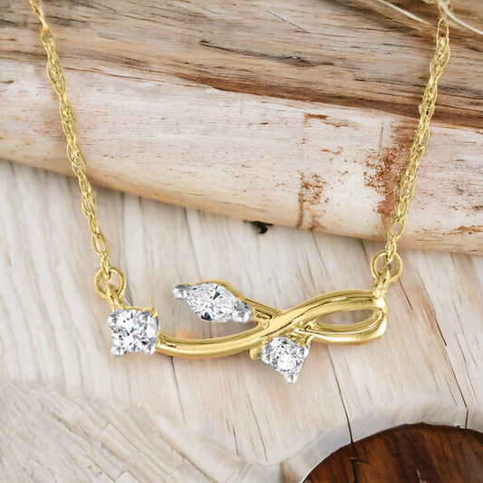 Yellow Gold Diamond Pendant