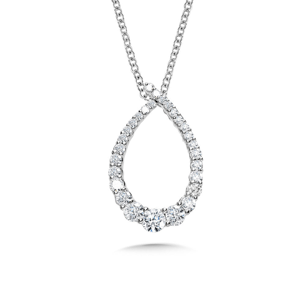 Diamond Teardrop Pendant