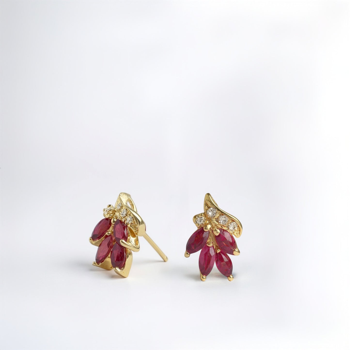 Natural Ruby Earrings