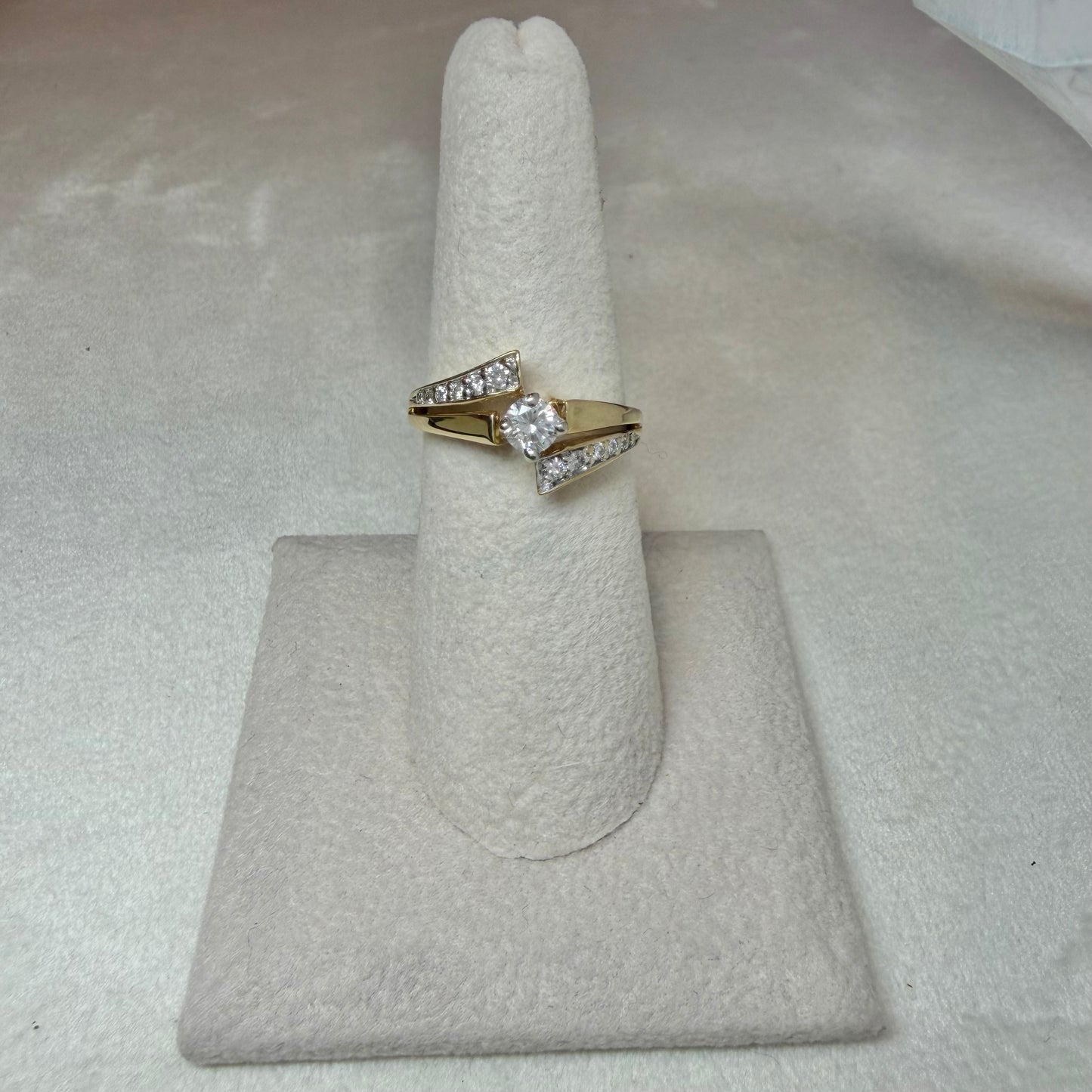 14K Diamond Engagement Ring