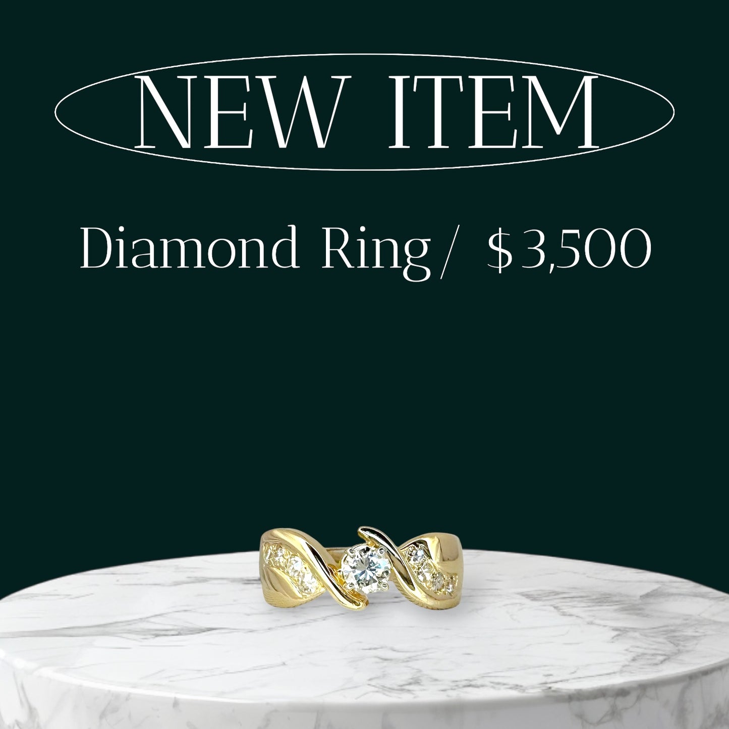 Fabulous Bypass Diamond Ring