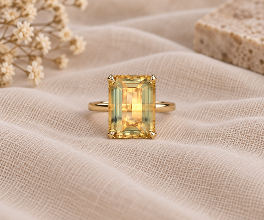 14K Citrine Cocktail Ring