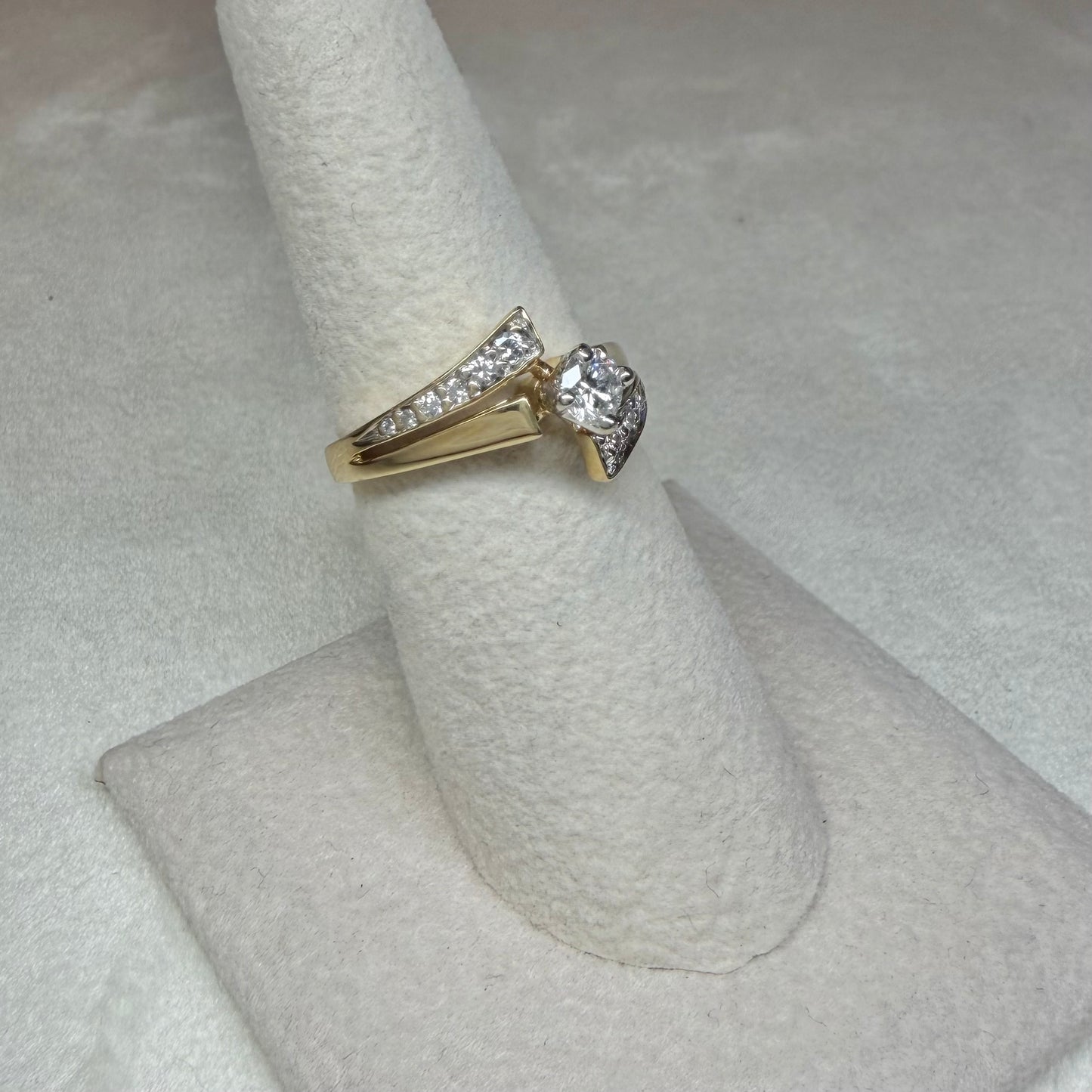 14K Diamond Engagement Ring