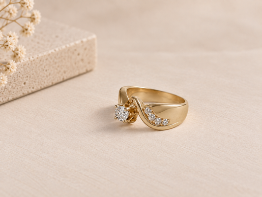 Fabulous Bypass Diamond Ring