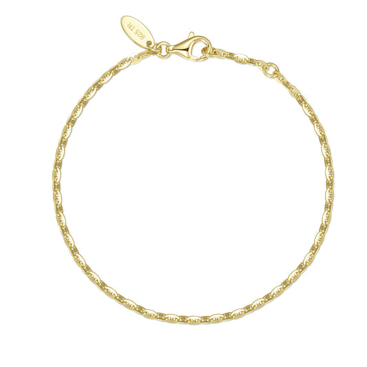 Lafonn Small Lucy Chain Bracelet Gold-Plated