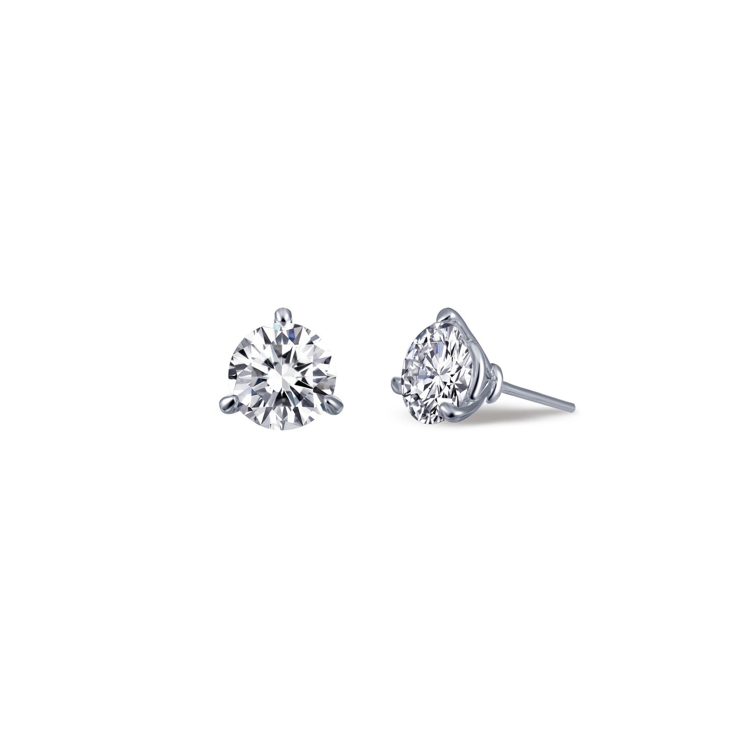 Lafonn 0.5 CTW 3 Prong Martini Stud Earrings