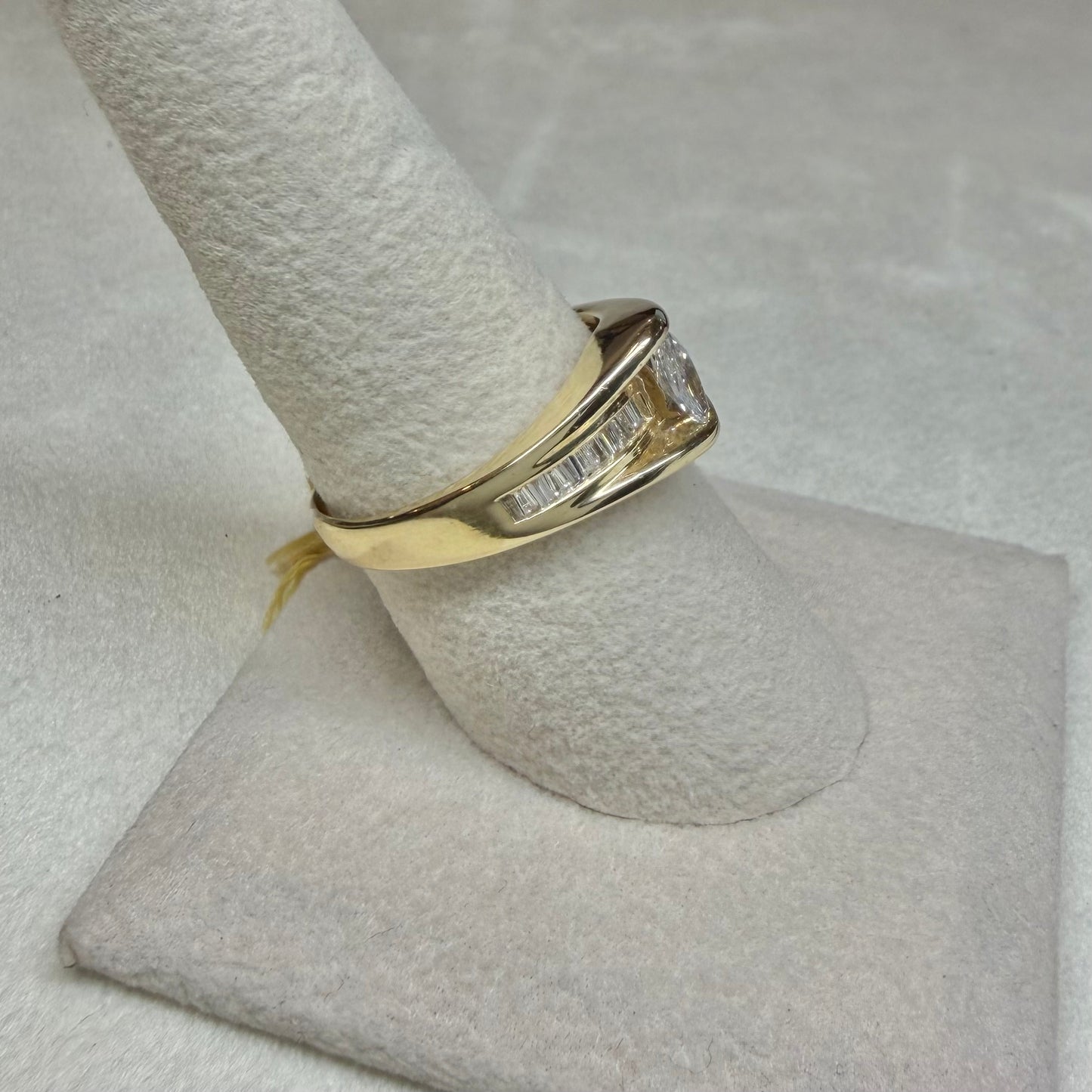 14K Marquise Diamond Ring