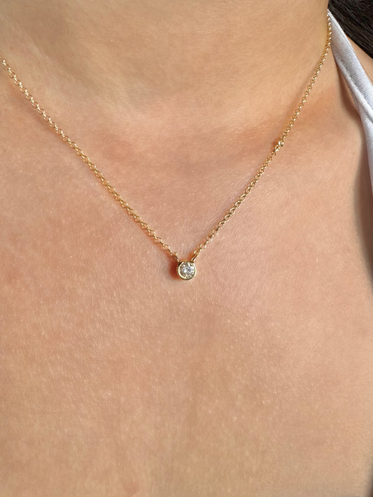 14k Diamond Pendant