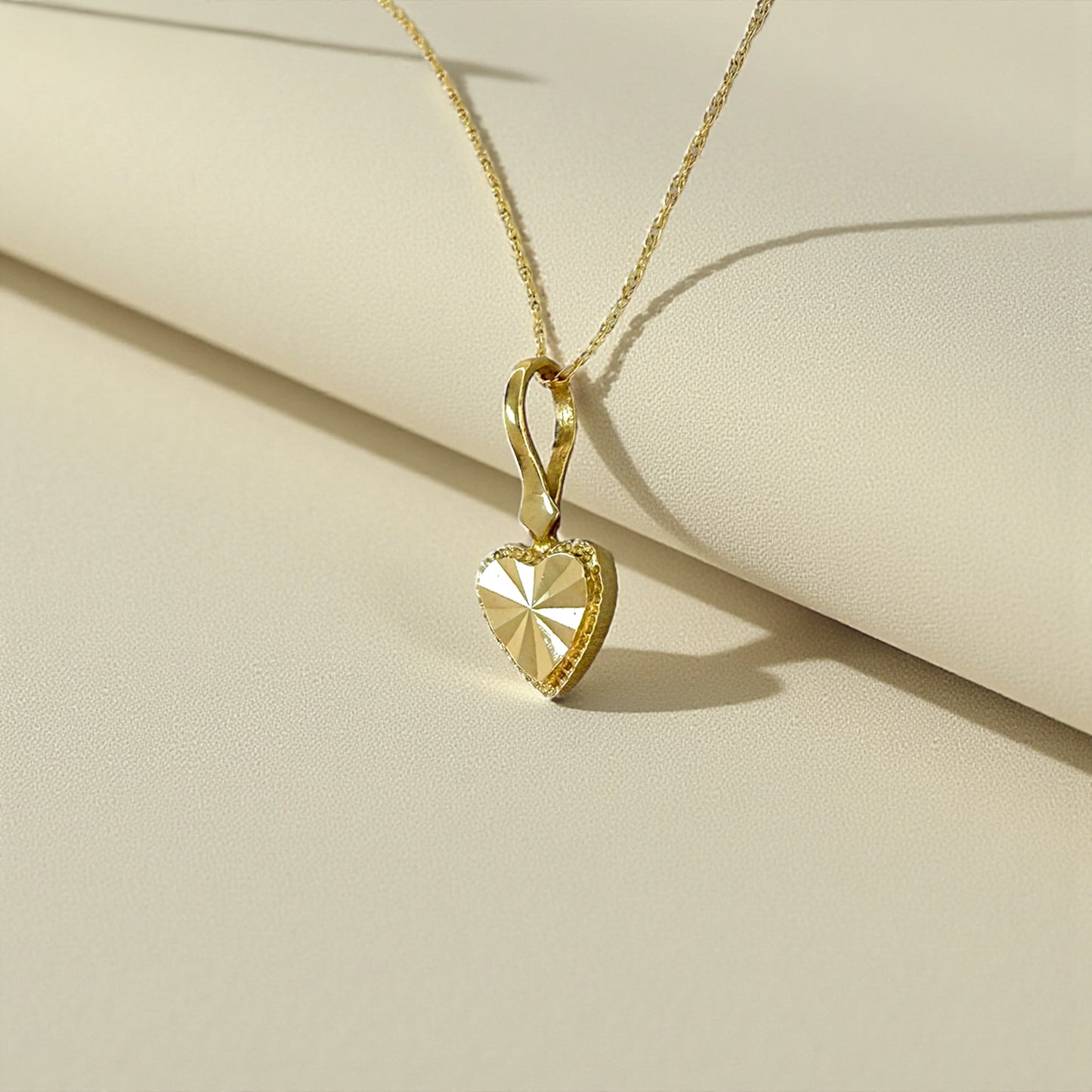 14K Beverly Hills Gold Heart Pendant