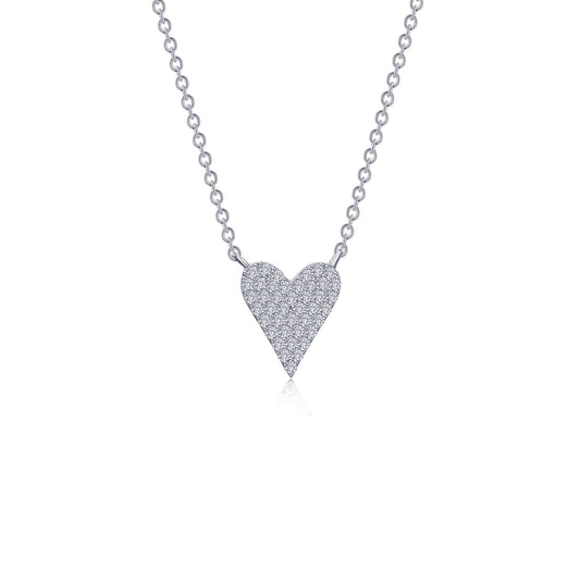 Lafonn Pave Heart Necklace