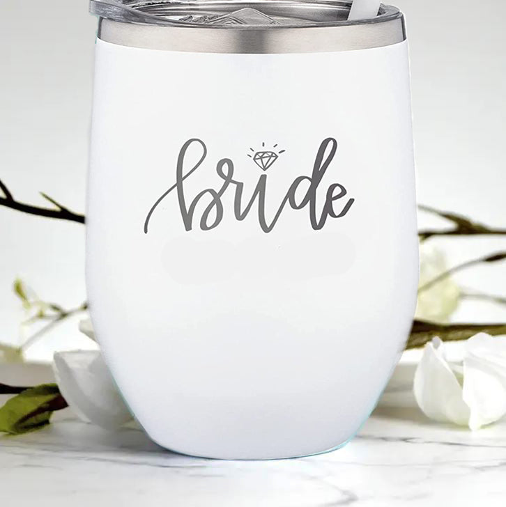 White Bride Tumbler