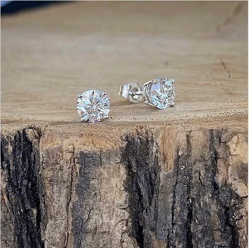 Diamond Stud Earrings