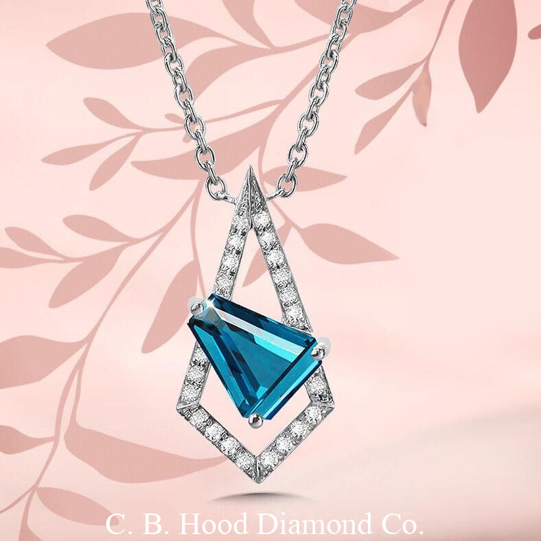 Blue Topaz Pendant