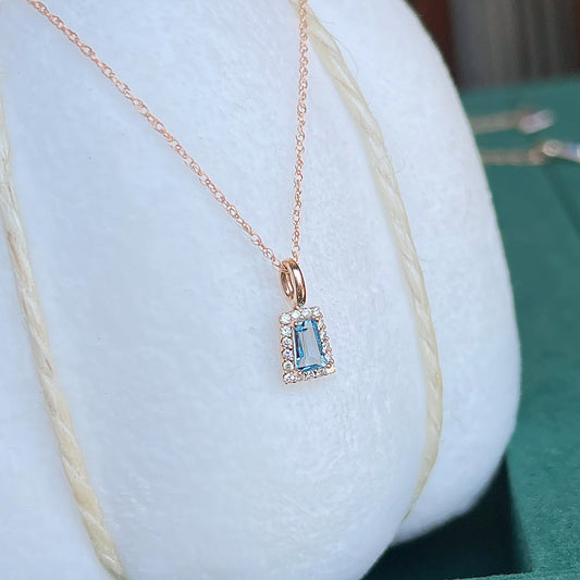 Blue Topaz Penant