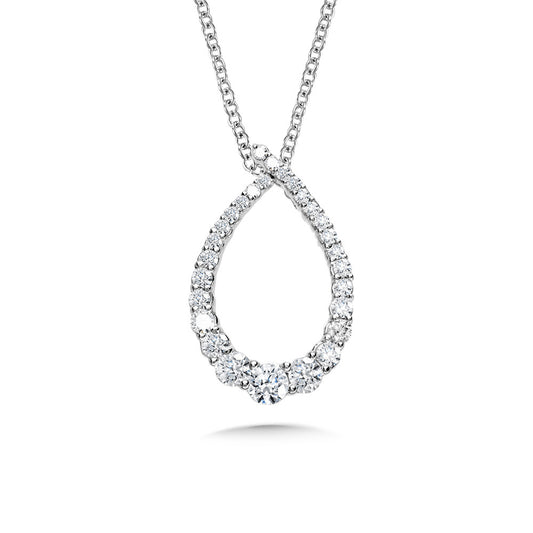 Diamond Teardrop Pendant